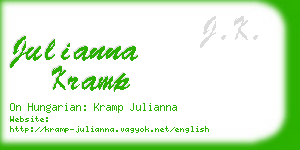 julianna kramp business card